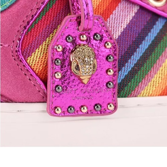 Kurt Geiger London Southbank Tag Platform Sneakers EU Size 41 US 10 NWOB - Picture 5 of 16